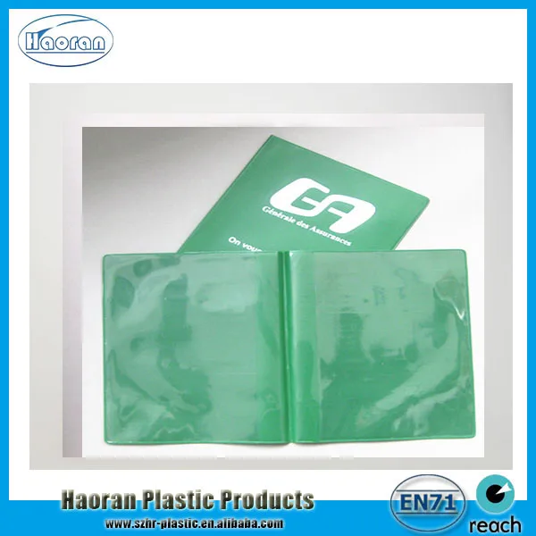 Plastic Assurance Holder, PVC insurance holder document folder