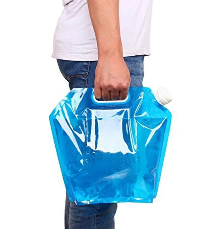 Collapsible Water Tank Folding Container Carrier for Outdoor Activities