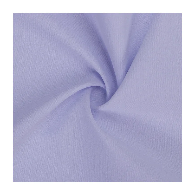 Micro Fiber fabric Woven Plain Weave. 100% Polyester for robe shirting