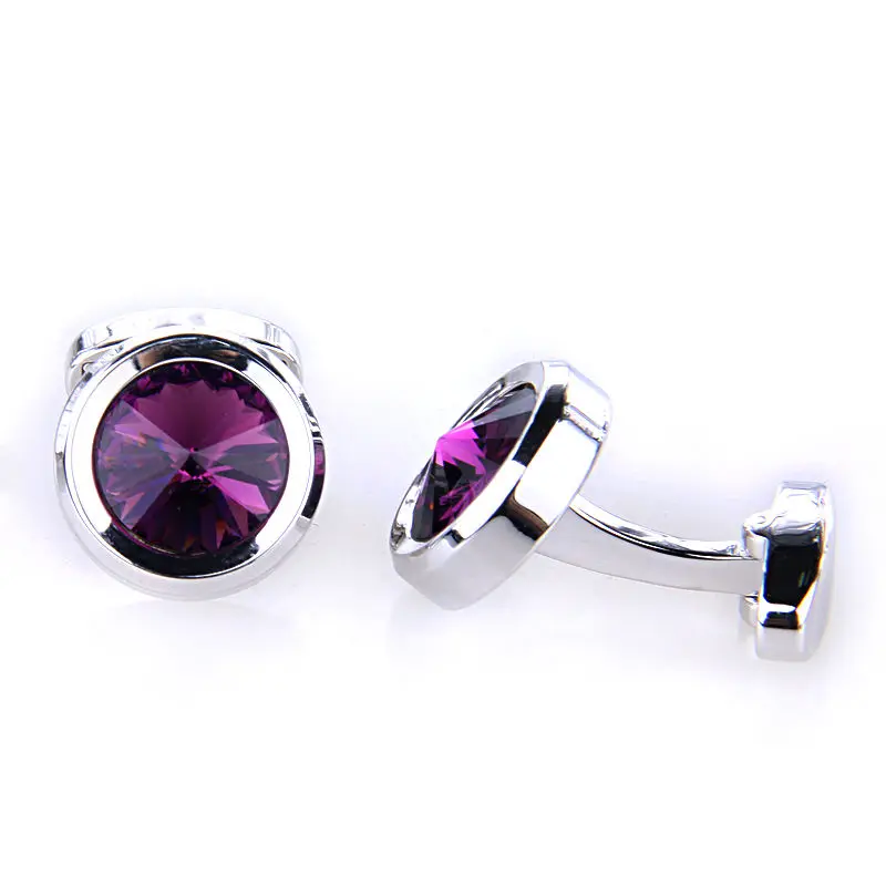 Роскошные запонки для смокинга с кристаллами для мужчин, подарок, мужские аксессуары для рубашки, запонки