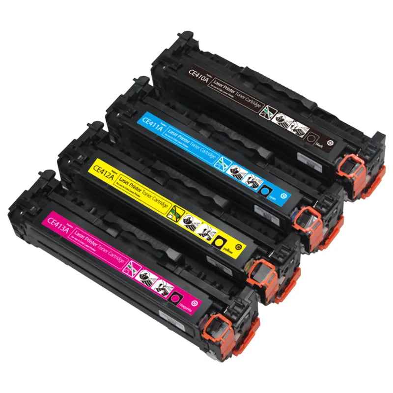 Картридж с тонером CF410A CF411A CF412A CF413A 410A, совместимый с HP M452 MFP M477
