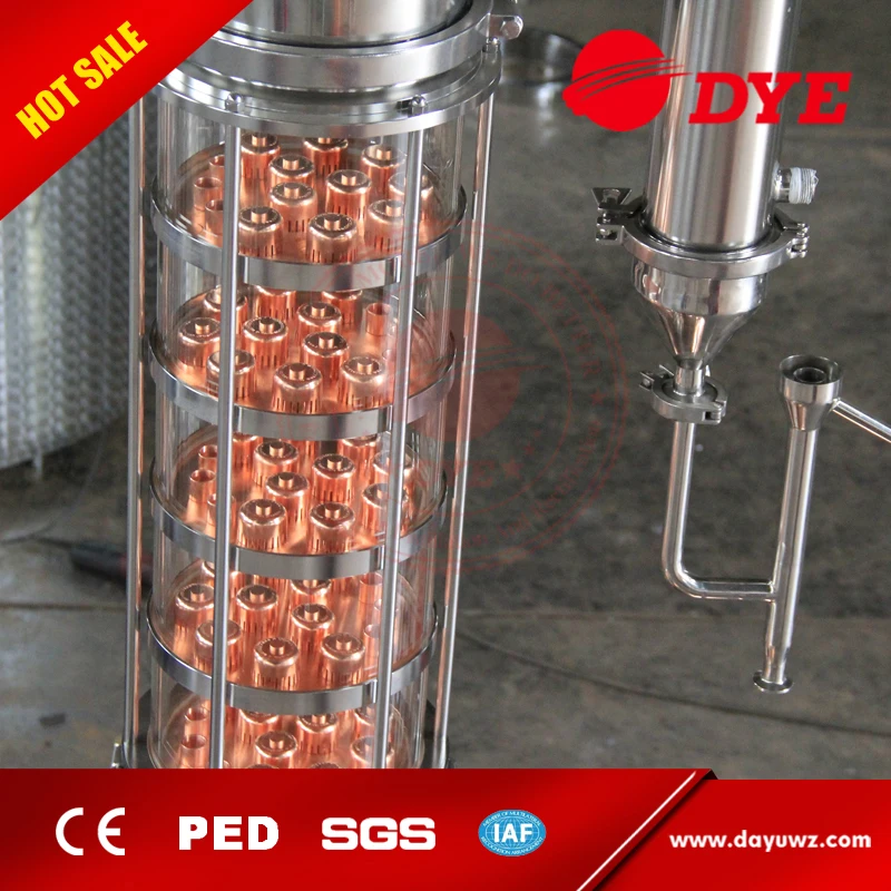 2017 Самый популярный дистиллятор из меди и нержавейки из Китая DYE