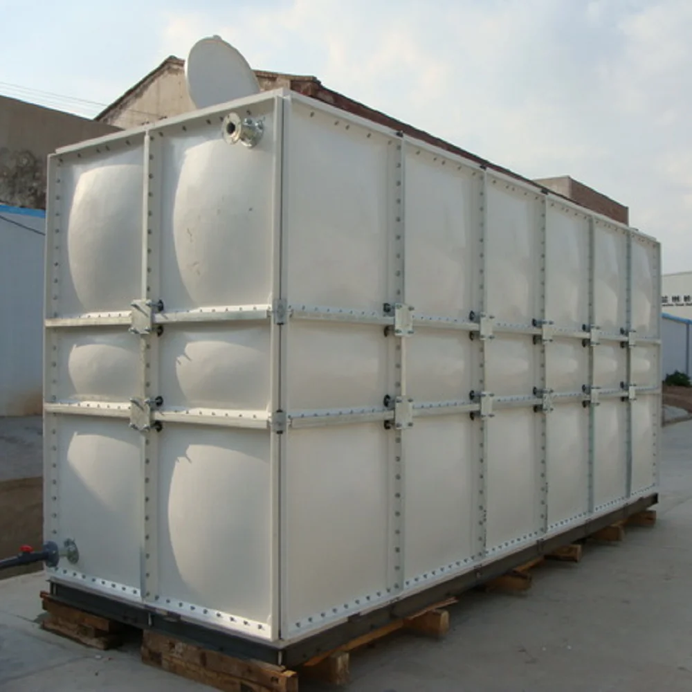 Good Faith Factory Hot Sale Storage Square Type Smc Frp Grp Composite Water Tank