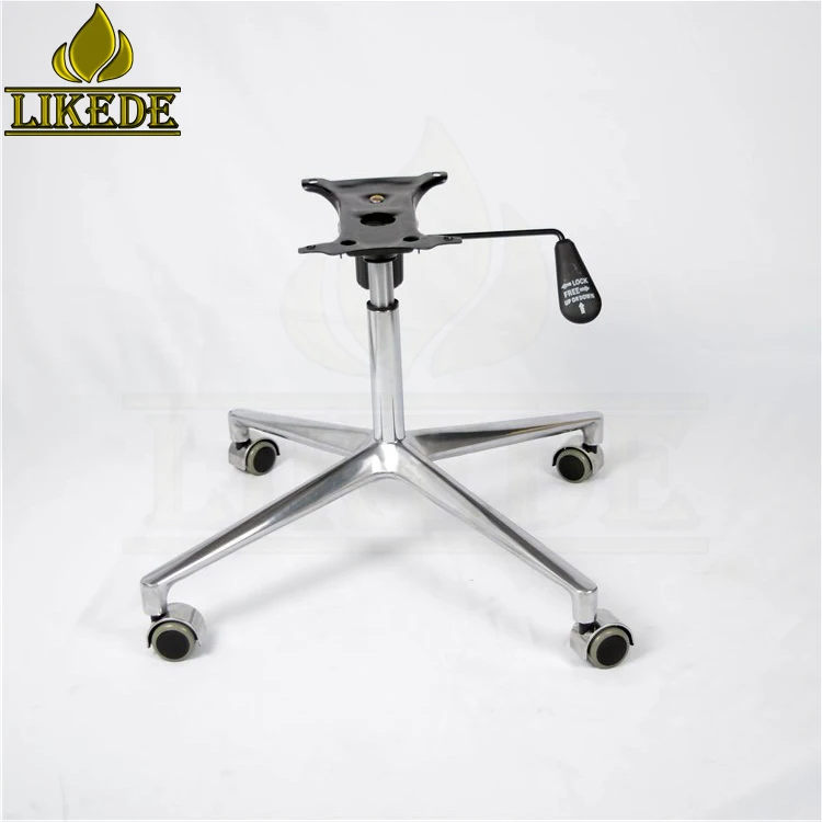 Factory outlets hot sale 4 feet swivel chair parts aluminum lounge chair swivel base revolving chair parts