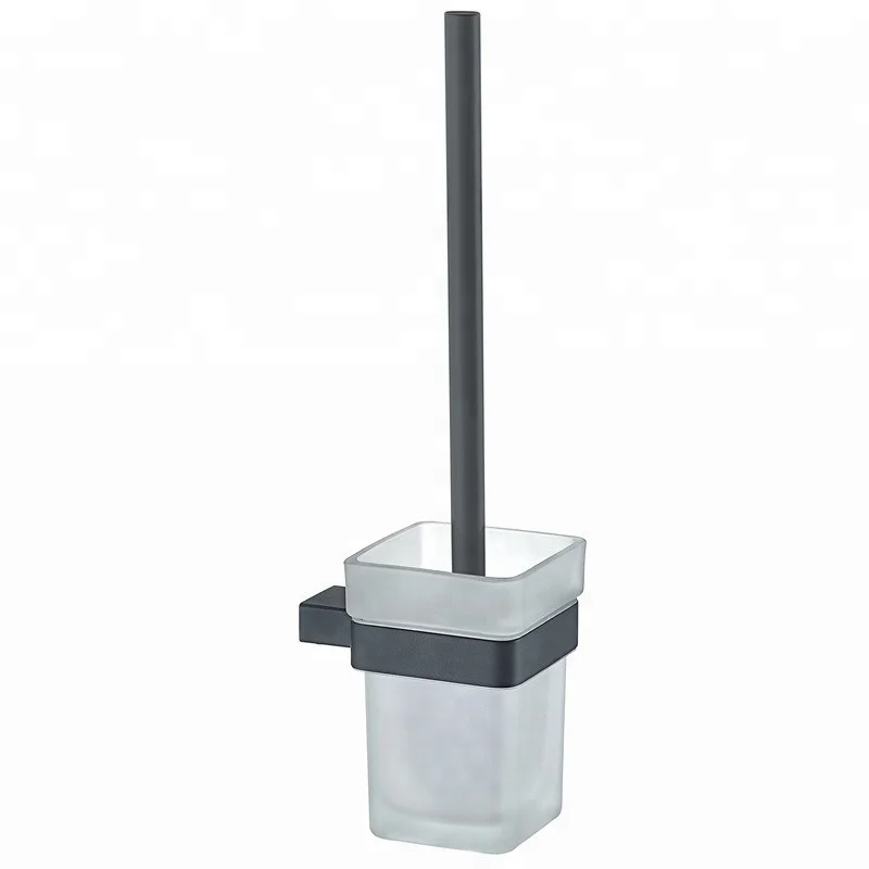 Bathroom Hardware Set Black Robe Hook Towel Rail Rack Bar Shelf Paper Holder Toothbrush Holder Bathroom Accessories