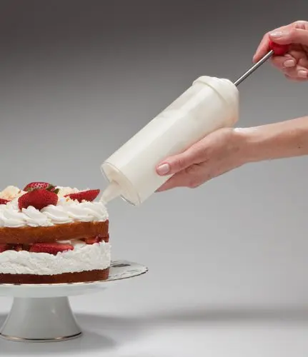 
Dishwasher safe and BPA Free Quick Whip Cream Whipper Dishwasher safe and BPA Free Quick Whip Cream Whipper