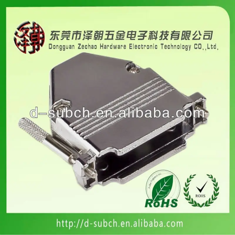 9/15/25/37/50 pin metal hood for d-sub