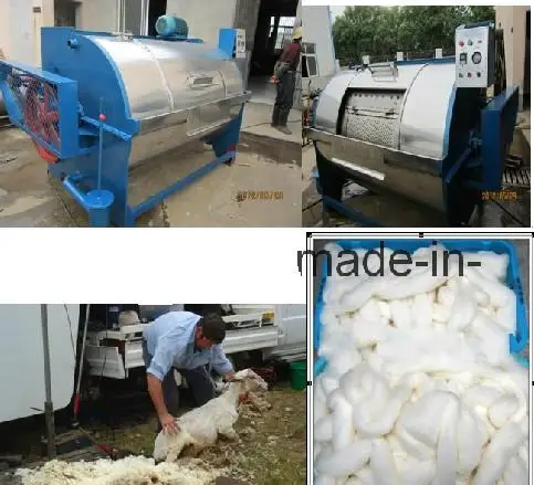 stainless steel Industrial sheep Wool washing machine  wool cleaning machine