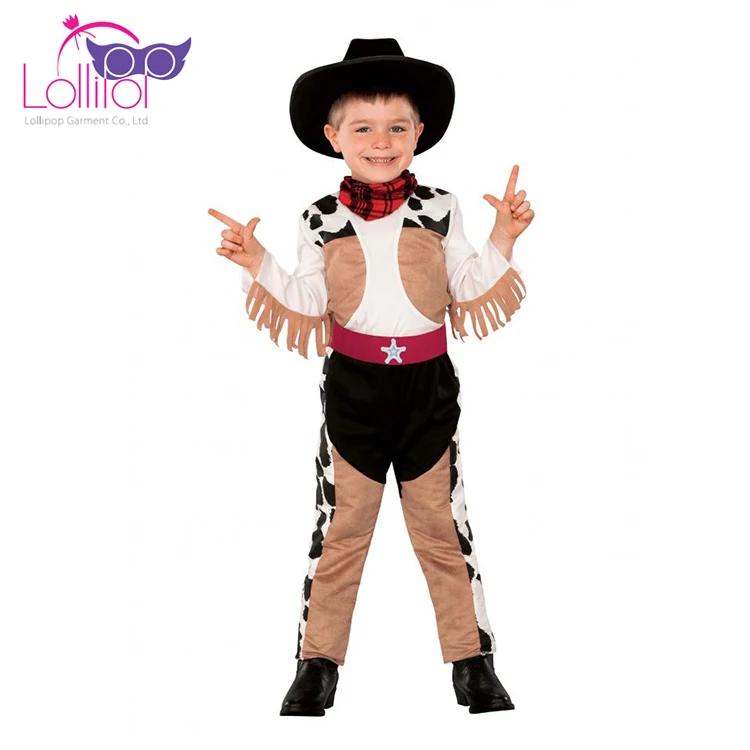 Wholesale cowboy costume party kids cowboy dress up costumes