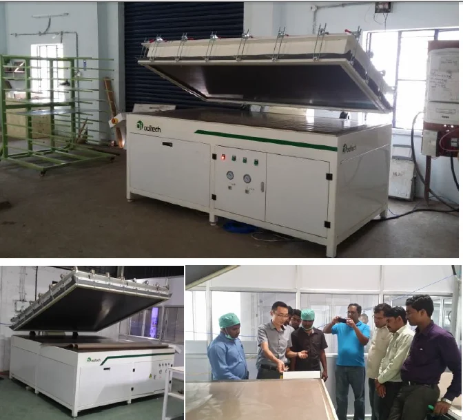 Ooitech Solar panel making machine, Install Training Raw Material