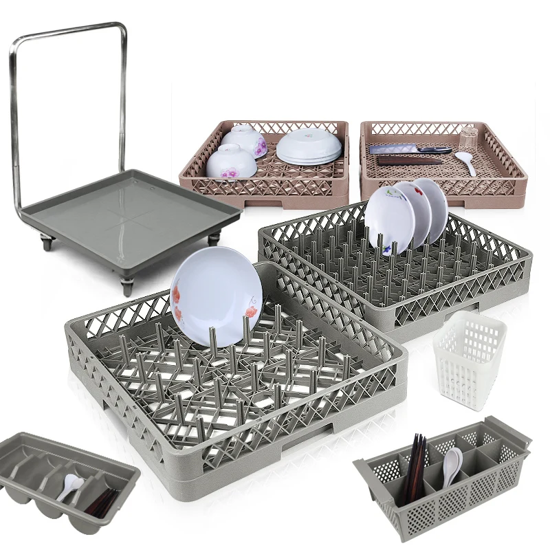 9 16 20 25 36 49 Compartment Glass Rack Plastic Glass Rack with Extender for Kitchen Restaurant
