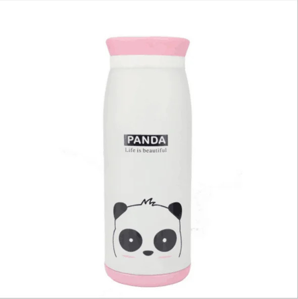 Cartoon Kids Thermos Vacuum Insulated Belly Cup Water Bottle Straight Flask Tumbler Stainless Steel Insulated Drinking Thermos