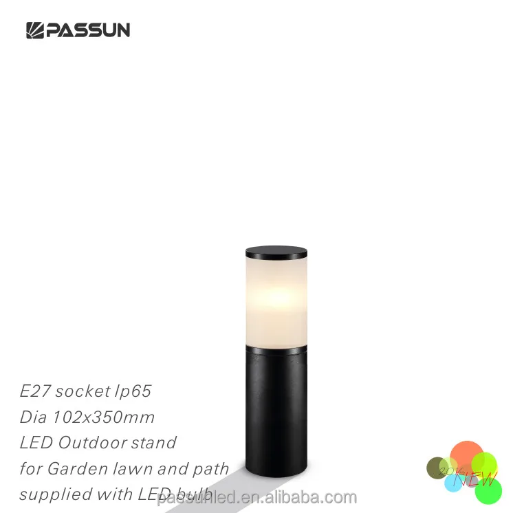 IP44 aluminium waterproof anodized black 10w led garden light