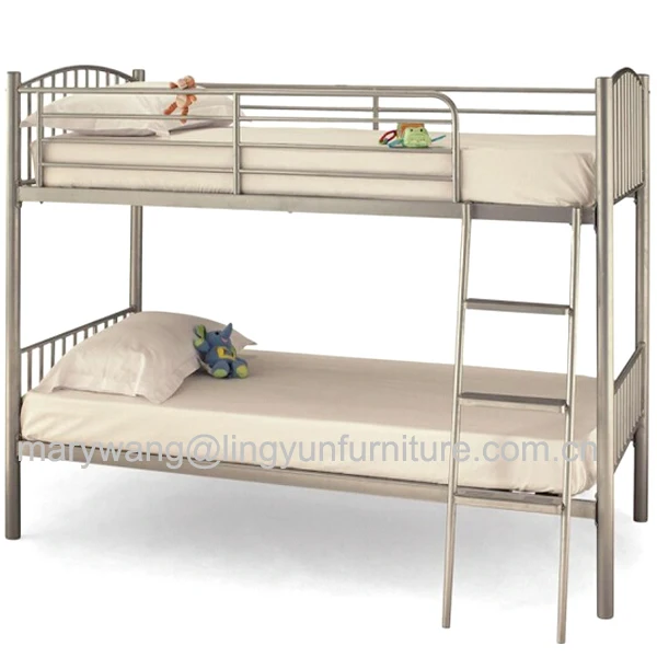 Durable metal frame sofa bed with safety rail,metal sofa bunk bed