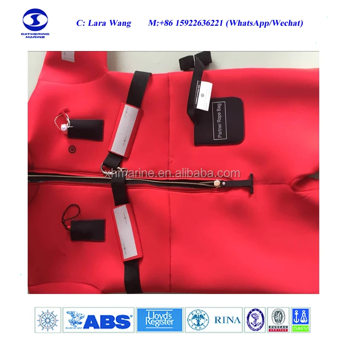 SOLAS Marine Immersion Suit Neoprene Life saving Immersion Suit