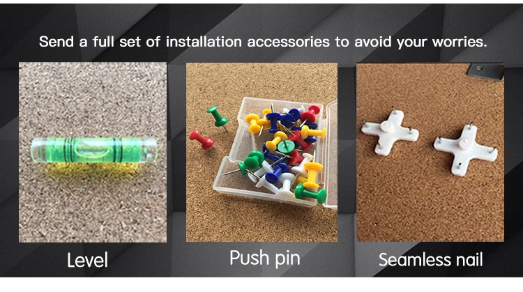 
high-density cork map for advertising boards 