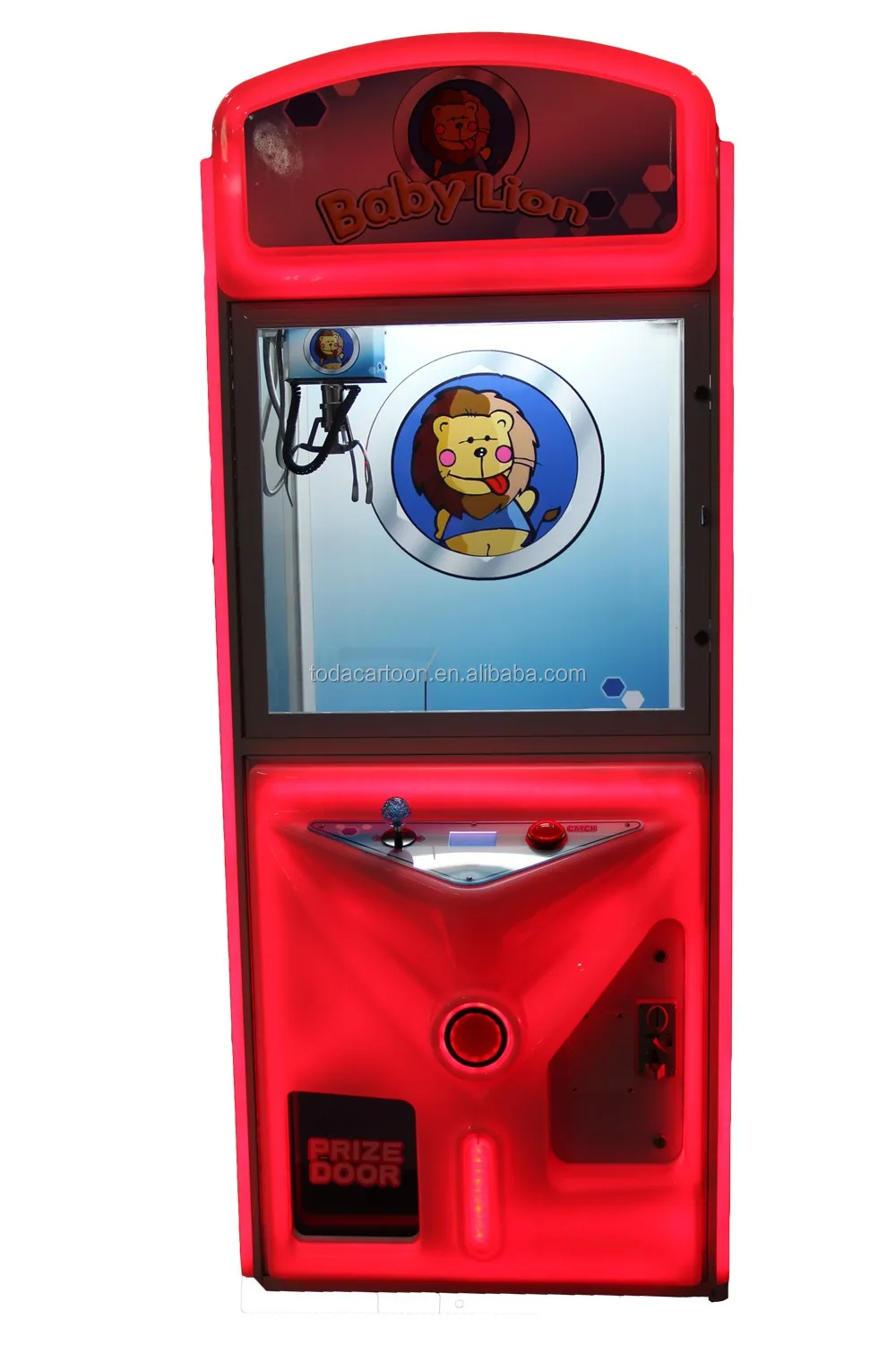 popular kids coin operated gaming cranes Happy toy crane machine kids toys vending machine