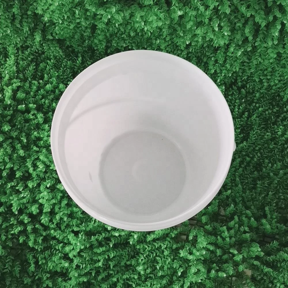 Многофункциональный пищевой мешок 20 л из белого пластика с ручкой и крышкой