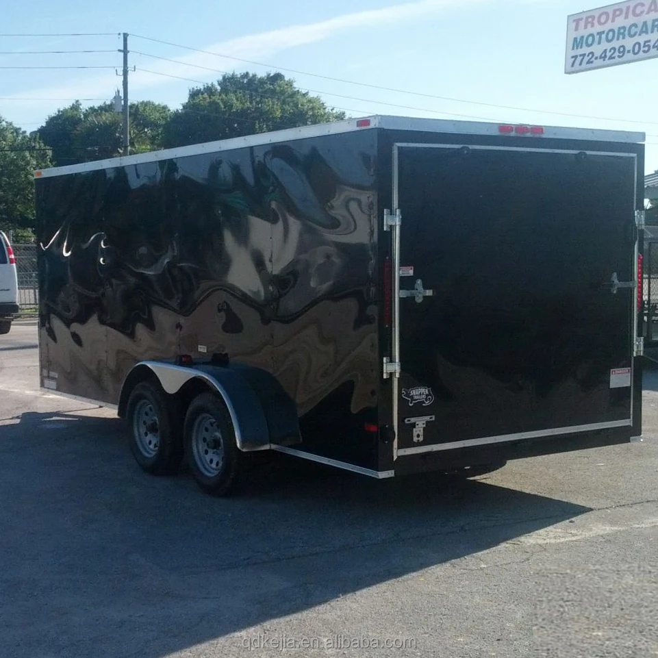
Custom Made V nose Fiberglass Enclosed Trailer 