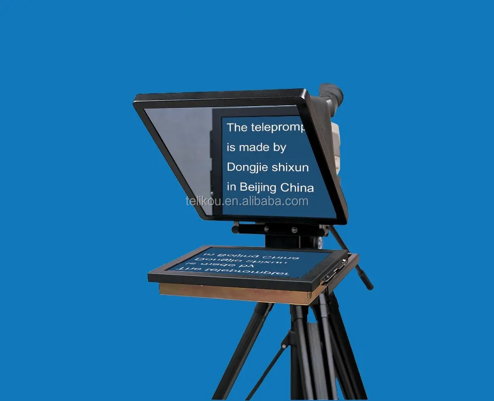 TELIKOU TF-19 19 inch Foldable Portable Extendable Studio,live broadcast Teleprompter