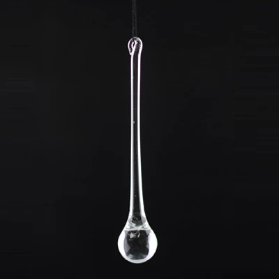 events rain drop clear glass 6 inches crystal hangers lighting stunning display decorations hanging pendants ornaments