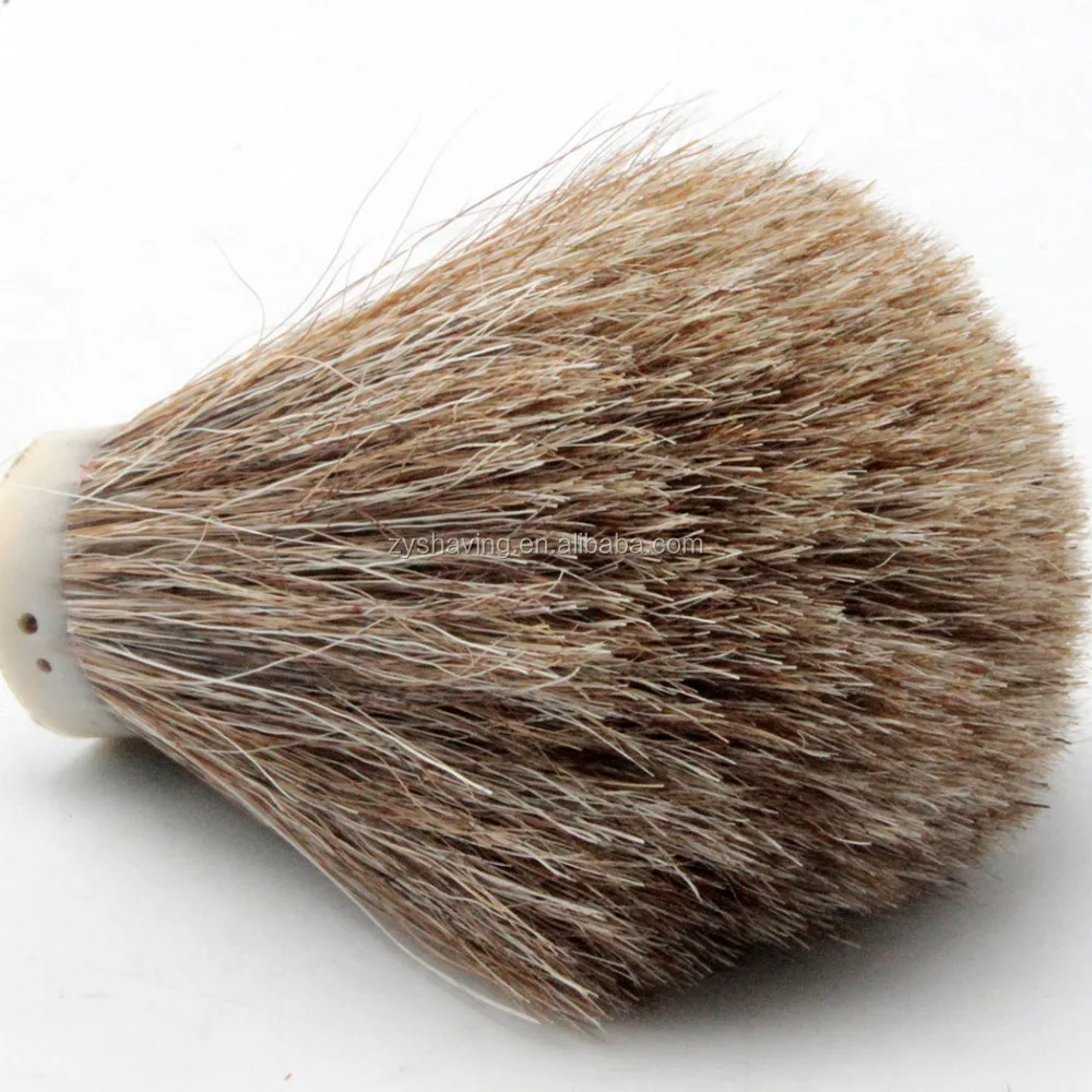 High Grade 100% Horse Hair Shaving Brush Knot For DIY Barber Tool 21*70mm