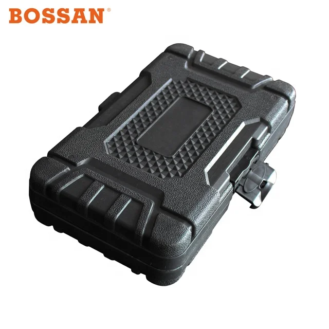 BOSSAN 130pcs Home DIY Tool Kit, Sockets, Hex keys, Screwdriver Bits, Ratchet handle with strong blow box