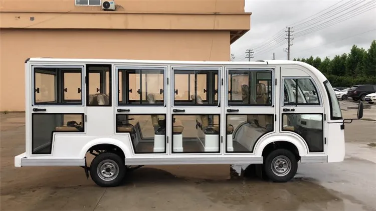 Китайский 14 местный электро экскурсионный электромобиль