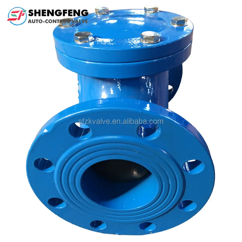 HQ41X PN16 GGG50 водяной резиновый шаровой обратный клапан