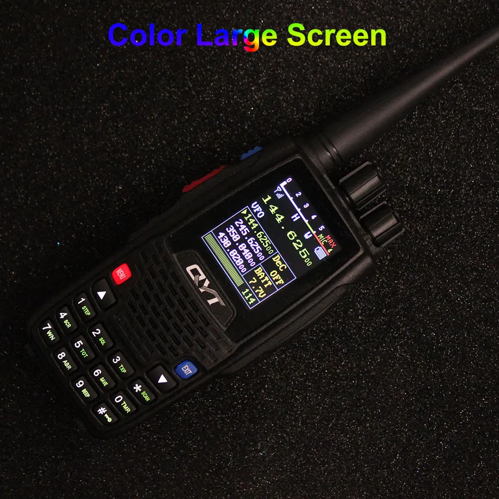 Quad Band portable 2  way radio KT-8R 4 band  KT 8R UV ham radio  KT8R color display 5W ham radio  transceiver