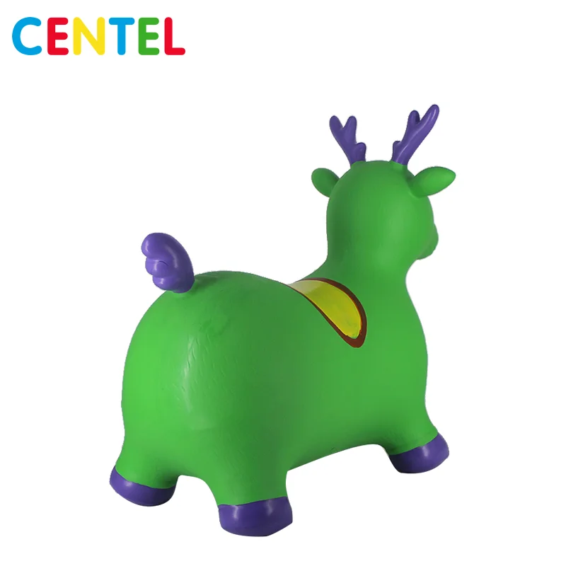 
Amusement Park Kids Toys Outdoor Sport Children Toys Inflatable Deer Jumping Toy 