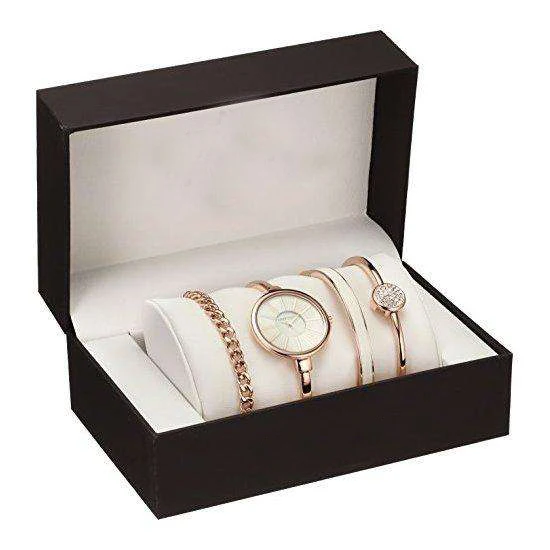 Online shopping gift for wedding or mothers day elegant Bracelet Watch Set