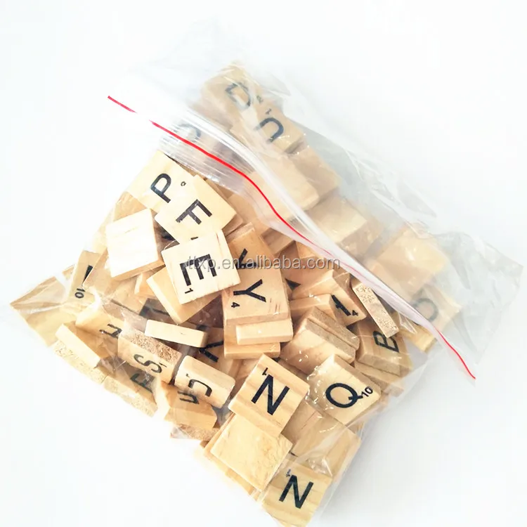 NEW Scrabble Letters - Wood Pieces - Great for Crafts, Pendants, Spelling