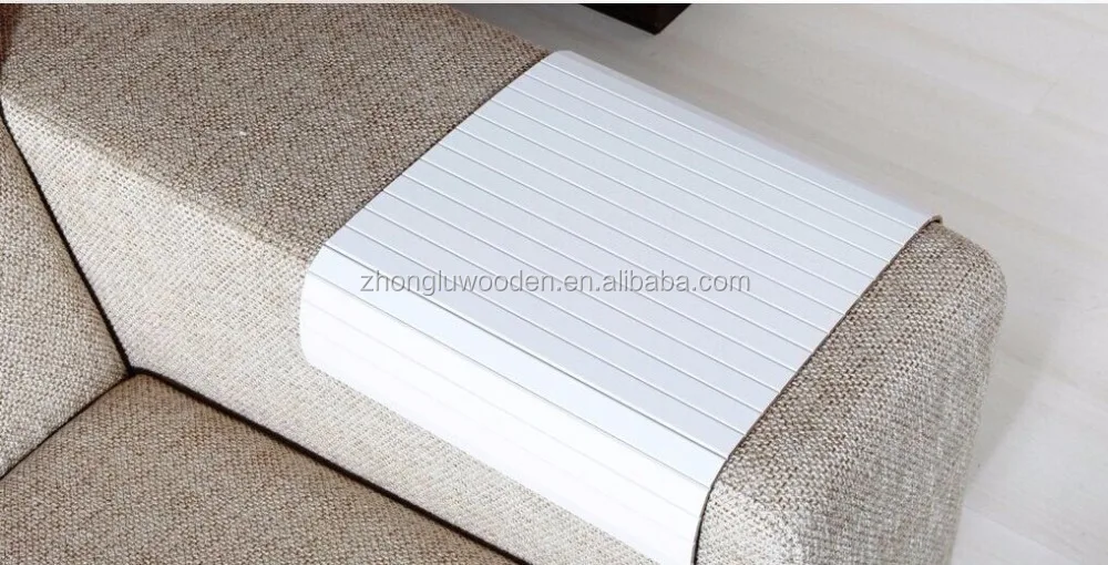 CXZL 17052 Wooden Sofa Arm Clip on Snack Table Wood Chair Armrest Tray