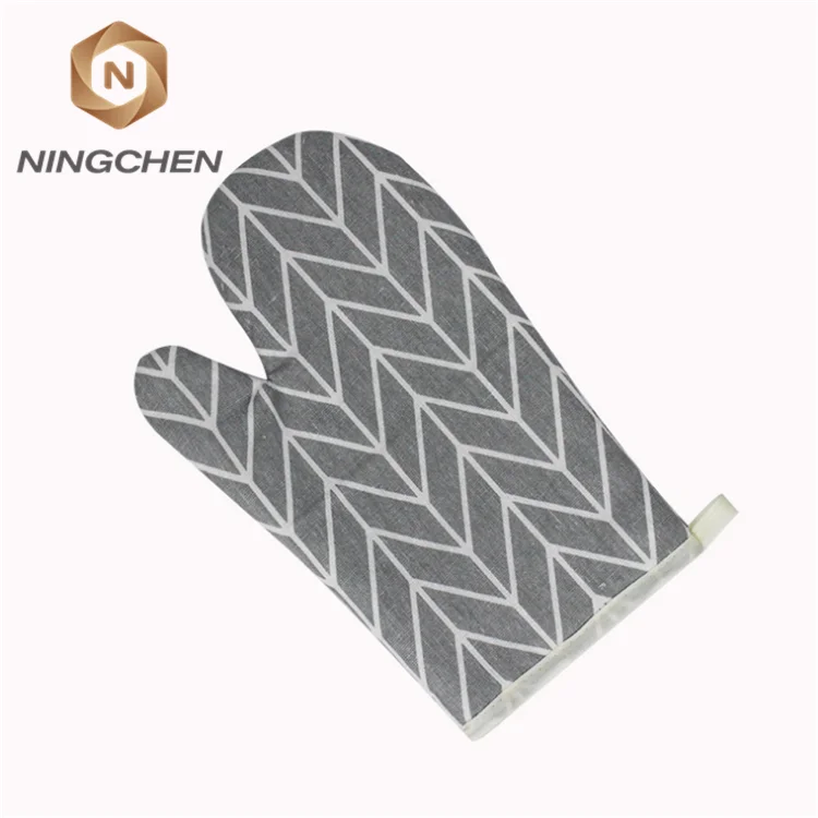 100% cotton non-slip kitchen oven cloth potholder set oven gloves