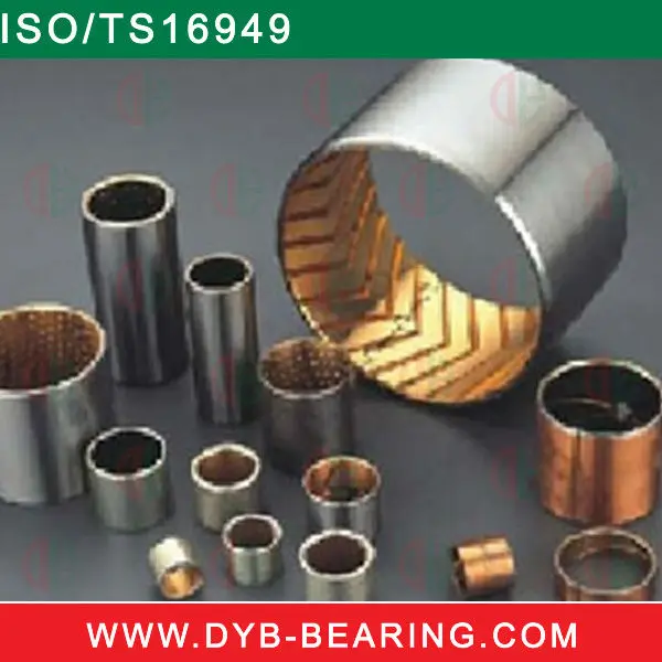 Stainless Steel Sintered Bronze Bimetal Slide Bushing Dry Split Oilless DU Brass Copper Manufacturer