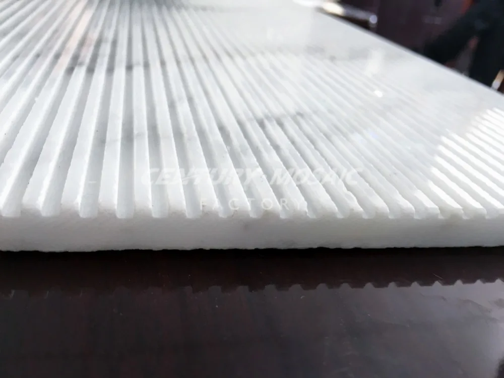 oriental white marble 3d flooring