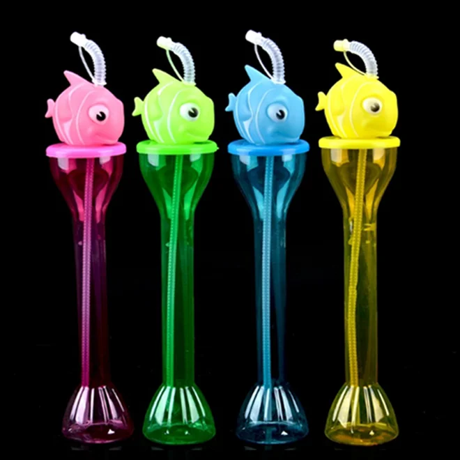 600 мл 20oz одноразвый Летающий Дельфин Мультфильм животных пластиковая ПЭТ бутылка для напитков для сока соды