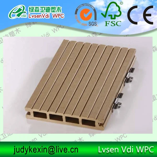 горячая продажа! открытый холлоу wpc настилов и diy плитка( 30*30cm) для любого места