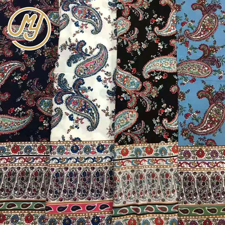 
New arrive OEM customized colorful soft rayon fabric made for dress 