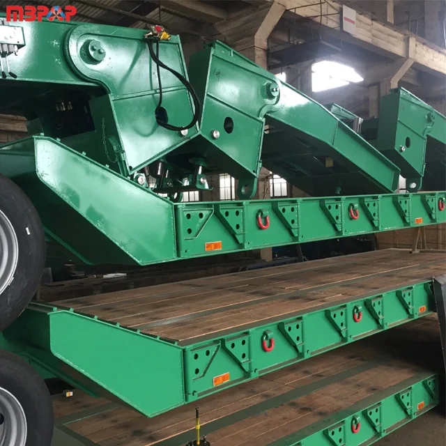 Cheapest Good Quality Removable Gooseneck  Steel FUWA Orjost Trailer for Sale Semi-trailer Truck