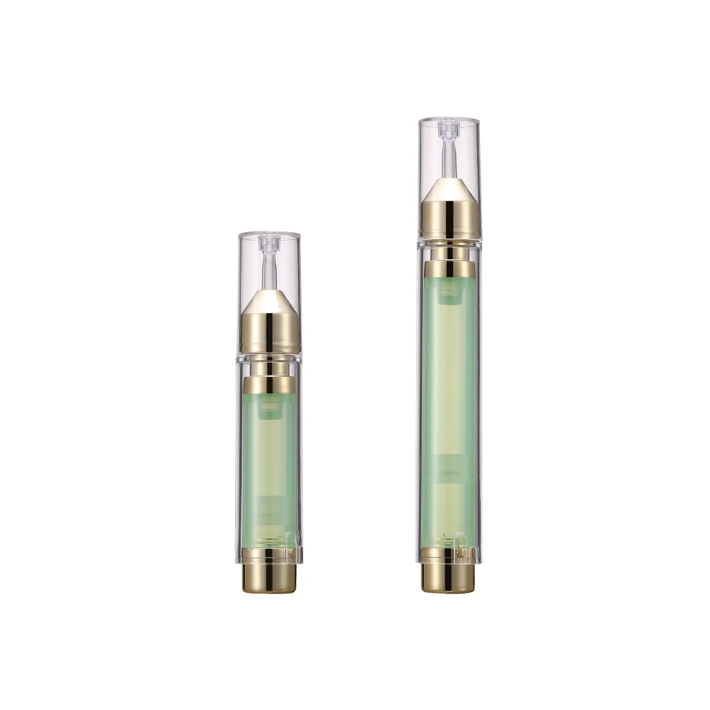 
Высокое качество; Оптовая продажа; 10ml пластика косметический шприц упаковки сыворотка пустые бутылки безвоздушного насоса для макияжа 