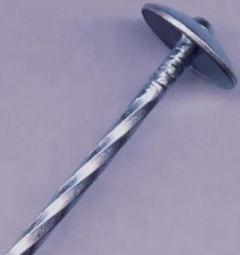 32mm Length steel coil nail With Flat Head /wire coil nails weight coil roofing nail with rubber washer