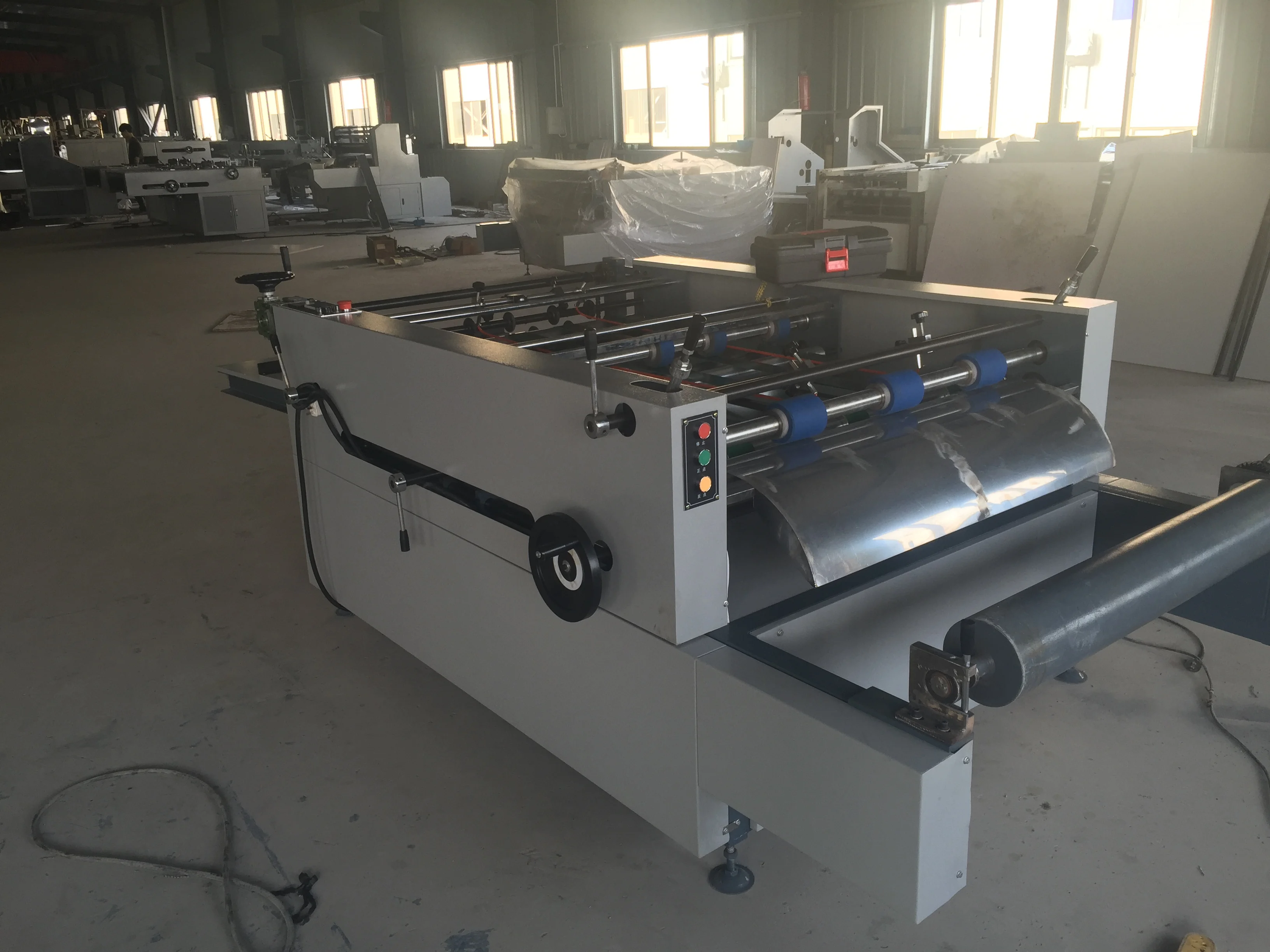 Factory direct deal automatic die cutting machine film slitting machine for BOPP for laminated paper sheets automatic sheeter