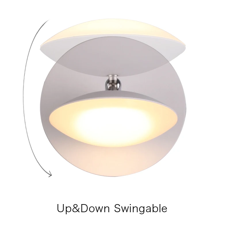 
Dressing Room Mirror Light 1/2/3 Heads Direction Adjustable Led Wall Lights for Living Room and Bedroom 