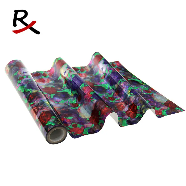 5119# multiple color Hot Stamping foil holographic foil fabric & leather hot transfer laser foil