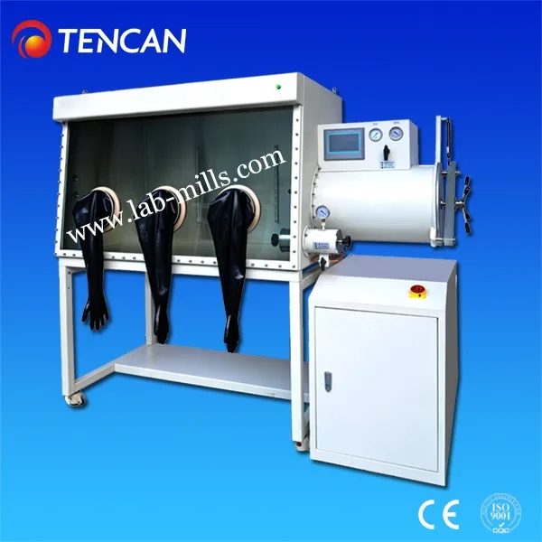 China Tencan GBP800S-2 water and oxygen content less than 1PPM lab purification glovebox