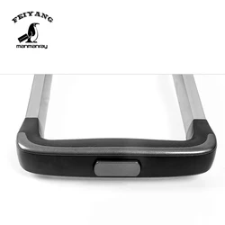 Aluminum alloy trolley handle parts, travel luggage trolley handle