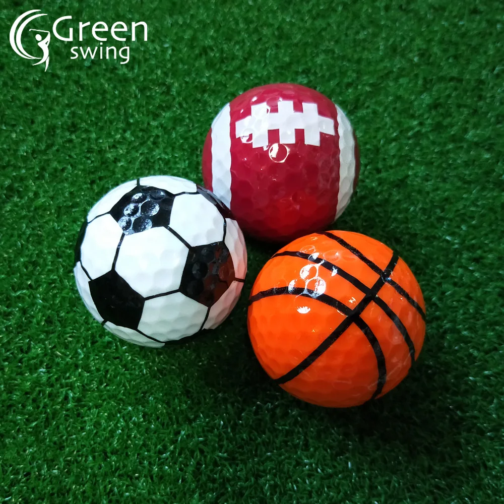 
Sports Soccer Pattern Set Golf Ball 