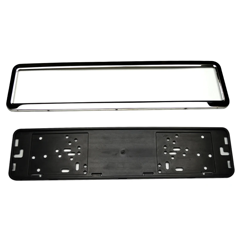 
Customized car US Europe standard carbon license number plate frame  (60794086362)